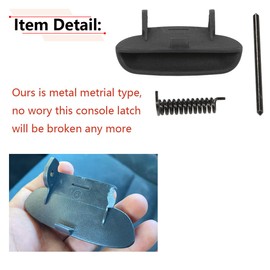 RLB-HILON Metal Center Console Latch Compatible with Honda Civic 2006 2007 2008 2009 2010 2011 Year, for 83451-SNA-A01ZA