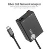 SIIG USB-C to SFP Fiber Gigabit Ethernet Adapter, 1 Gbps,