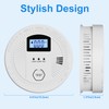 Combination Carbon Monoxide and Smoke Alarm with Digital Display, Battery