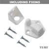 TERF® Peglock Style Cupboard Cabinet Door Catch White Nylon Spring