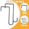 Uenhoy 8 Pack Vinyl Fence Hooks 3 x 8 Inches,