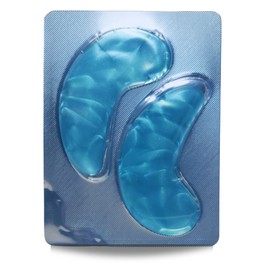 ZAQ Under Eye Mask Reduce Puffy Eyes, Undereye Bags, Wrinkles, Dark Circles - Under Eye Patches, Vegan Cruelty-Free Self Care (25 Pairs) (Ice Blue 25pc)