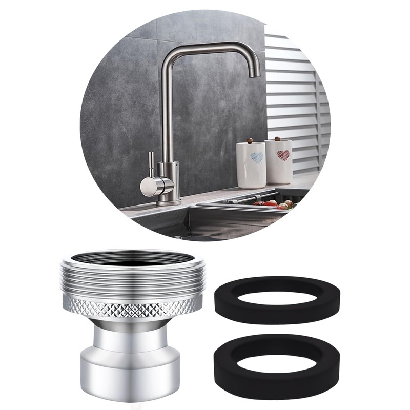 MOJOCO Dishwasher Faucet Adaptor - 2 Pack Portable Washer Faucet