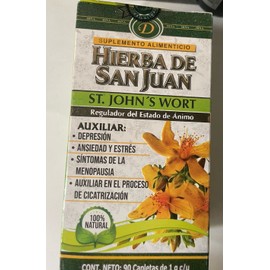 Dina Hierba de San Juan 90 tabletas natural vitamin A B and C