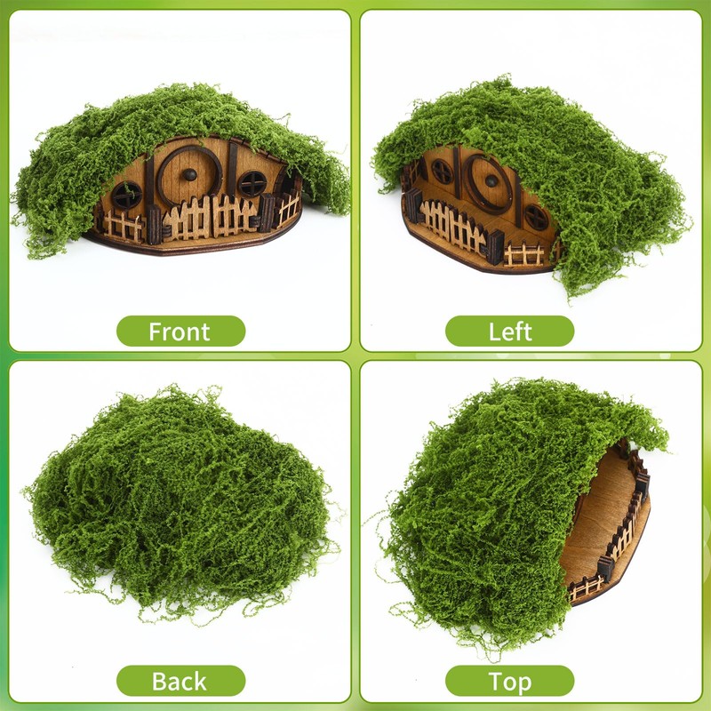 JULEASEL Mosswood Mini Treehouse for Indoor Plant Pots, Fairy Gardens