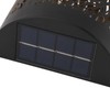 Outdoor Wall Light Solar Powered Wall Mounted Plastic and Iron