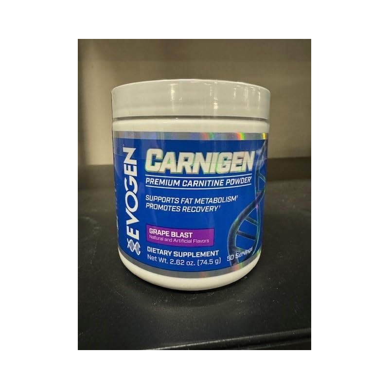 Evogen Carnigen, Tartrato De Carnitina, En Polvo, Acetyl-L-Carnitina, Fumarato De