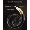 BlueRigger RCA Audio Subwoofer Cable (8FT/2pack, Dual Shielded, Gold Plated