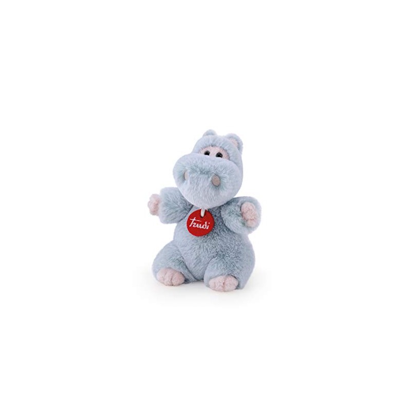 Trudi 19396 1 Hippo, Light Blue, Pink, White