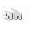 Vinyl Back-Under Shelf Handgun Hanger - (2 Pack)… Back Under