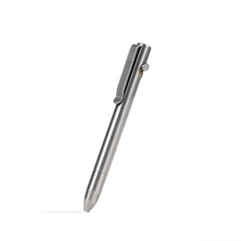 BIG IDEA DESIGN Base Line Bolt Action Pen (Titanium Raw)