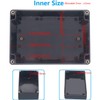 Otdorpatio Project Box ABS Black Electrical Boxes IP67 Outdoor Waterproof