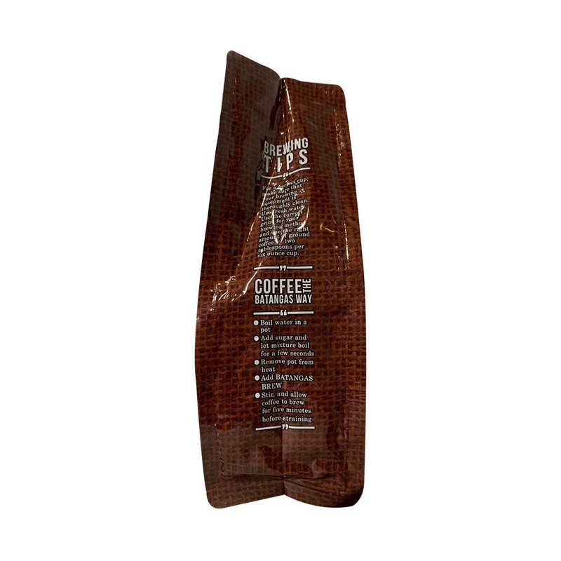 Batangas Brew, Kapeng Barako 100% Philippine Coffee 300g/10.58oz, Pack of