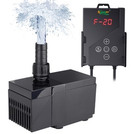 hygger 530GPH Aquarium Water Pump with Intelligent Controller，DC 24V Ultra Quiet Powerhead, Powerful Return Pump for Fish Tanks, Aquariums, Ponds, Fountains, Sump, Hydroponics (20W, 10ft)