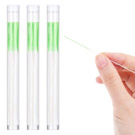 180 Pcs Piercing Cleaner Floss Disposable Piercing Hole Cleaner Ear Hole Cleaner Ear Piercing Care Cleaning Tool Ear Hole Cleaning Line Aftercare Earring Hole Cleaner Odor Removal Ear Care Purple