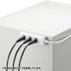 Sanwa Supply TAP-SP2113MG-2WN Power Tap, 3 Outlets, 6.6 ft (2