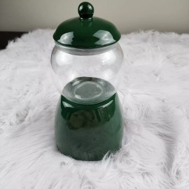 RAE DUNN Christmas REINDEER SNACKS Reindeer Treats Gumball Cookie Jar Canister