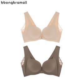 BBONGBRAMALL My Skin Dramatic Front Hook Bra 1ea, Color#$%Size:Mocha-80AB