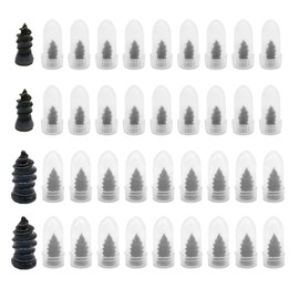 40PCS Tire Repair Rubber Nail, Spiral Rubber Nails, Tire Screw Plug Fast Tool Self Service Tire Repair Nail for car, Motorcycle, Truck, Tractor Tire Puncture Repair, Vacuum Tire Repair Kits