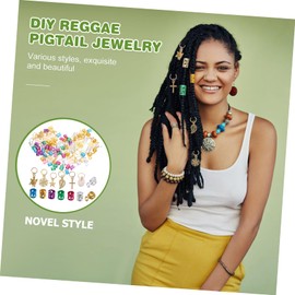 SAFIGLE 150Pcs Braid Hair Charms Dreadlock Accessories with Beads for Women and Decoration Parties and Festivals