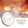 Sauna Room Thermometer, Metal Indoor Thermometer Hygrometer Hygrothermometer Sauna Room