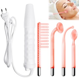 Hochfrequenzstab Gesicht, Tragbare Hochfrequenz Hautstraffung Mit 4 Verschiedenen Neonröhren, Hochfrequenz Hf Stab Geraet Portabler, Hochfrequenz Gerat, Für Hautpflege-System