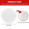 Ezprotekt 1.6 inch Clear Non Slip Furniture Pads for Hardwoods