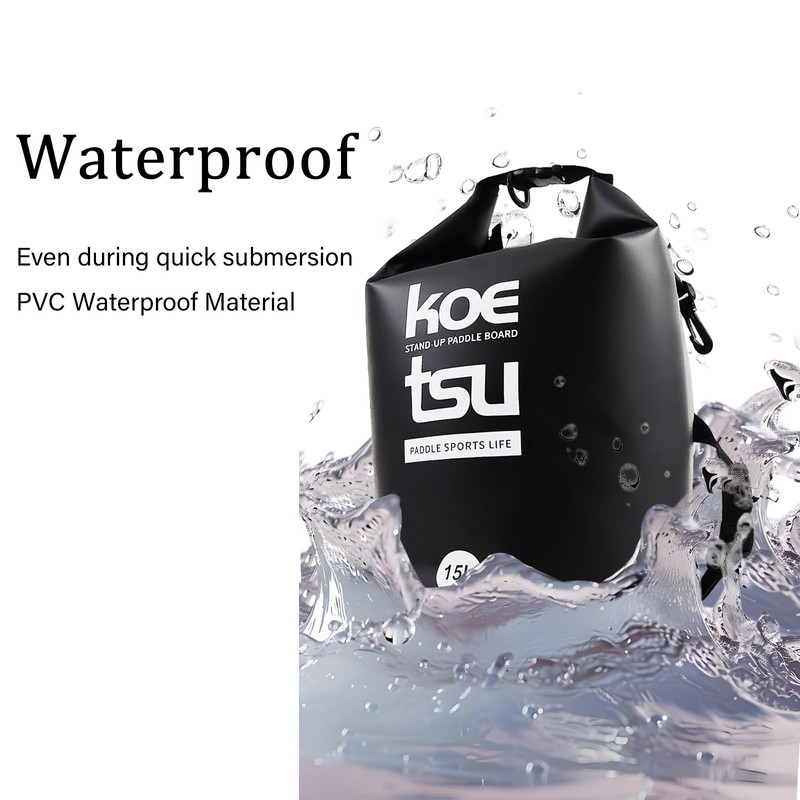 koetsu Marine Waterproof Dry Bag 15L - Foldable & Portable
