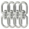 Bivethoi 6 PCS Double Eye Swivel, Stainless Steel Eye to