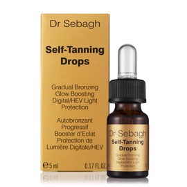 Dr Sebagh Self-Tanning Drops Travel Size- Streak-Free, Scent-Free and Sun-Free Golden Radiance in just a few hours| Mix with Moisturizer for Smooth Application | Create Bronzed Skin- 5 ml