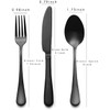 Portable Utensils Set with Case Travel Flatware Set with Case