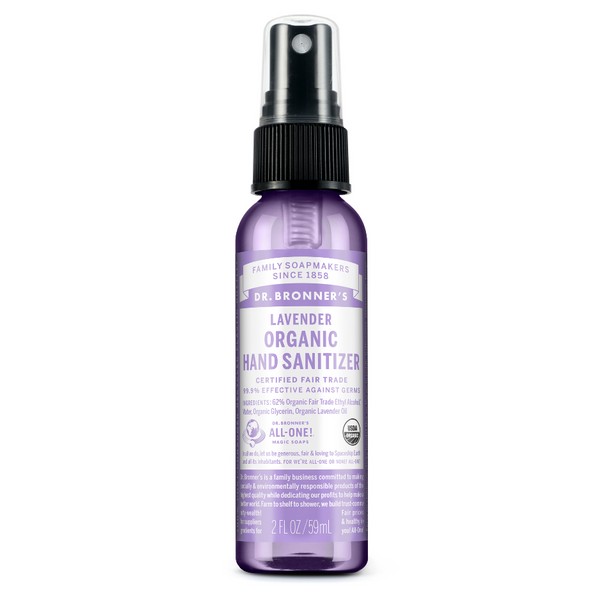 Dr Bronners -  Organic Lavender Hand Sanitizer (59ml)