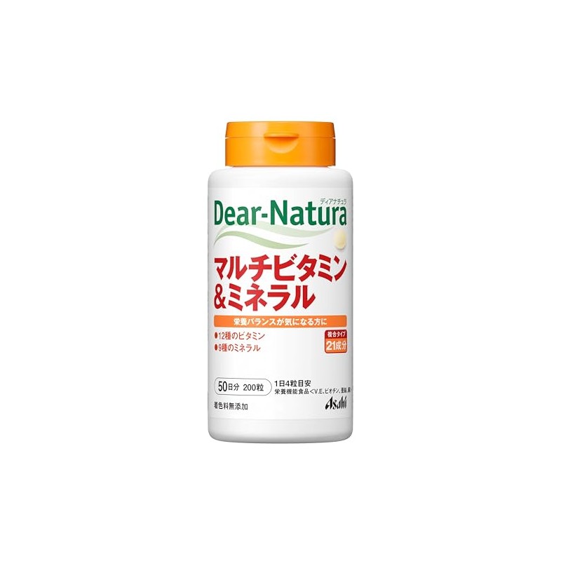 Dear Natura Multi-Vitamin & Mineral 200 pills (50-day supply) Asahi