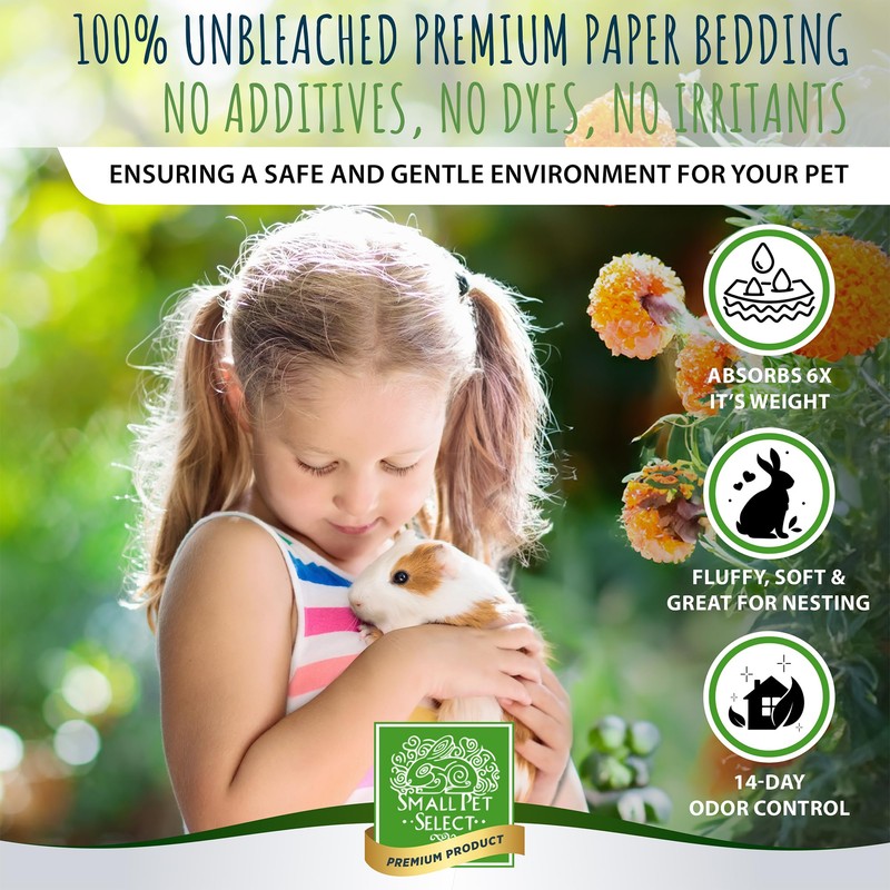 Small Pet Select - Natural Paper Bedding with Real Marigold