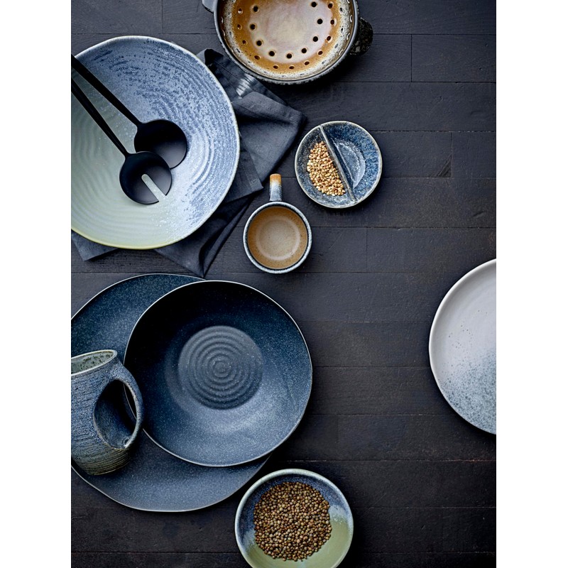 Bloomingville Aura Blue Ceramic Plate