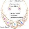 SFE Jewelry set for women, 14K Gold/Platinum Plated Costume Fashion