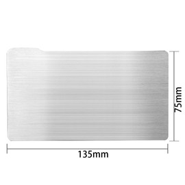 Euroharry 135 x 75 mm Flexible Steel Plate Building Plate for Sonicmini4k Mars SLA DLP 3D Printer