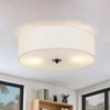CALOKES Flush Mount Ceiling Light Fixture, 13" Close to Ceiling