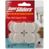 Waxman SoftTouch Self-Stick Non-Slip Grip Pads - 16 Pieces, 1"