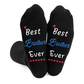 Wixelon Big Brother Gift,Stocking Stuffers,Brother Sock,Gifts For Brothers From Sisters,Birthday Gift For Brother,Best Brother Ever Gifts,Gifts For Adult Brothers,Valentines Day Gifts For Brother