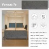 VOVCIG Under Desk Privacy Panel,59 x 19.7 inch Felt Board