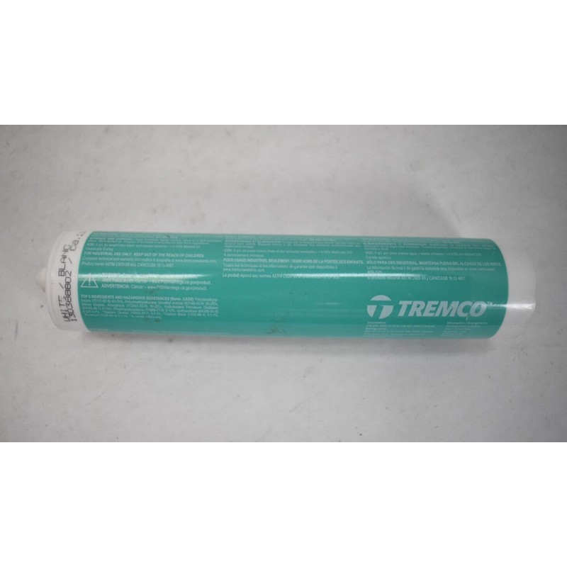 TremPro Silicone Sealant Cartridge White General Purpose RTV 644 300mL