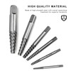 6 Pieces Damaged Screw Extractor Set Professional, CHSEROK Screw Extractor