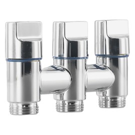 Lyaciomn 3 Way Angle Valve Improve The Functionality of Your Home or Commercial Spaces with The Three Way Diverter Valve,A