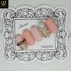Tweed handmade nail tips - Long Almond / 트위드 수제네일팁