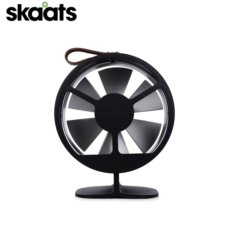 Skaats Premium Stove Top Fan for Wood Burners - Black