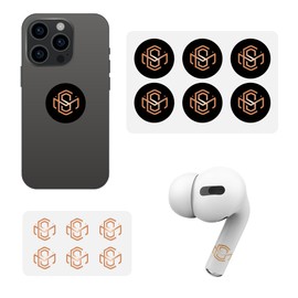 Mayspire Creations Neutralizer Stickers for Cell Phones & AirPods – 12-Pack Bundle Package - Phone/All Earbuds/Tablet/Laptop/All Devices - Premium Design - Waterproof