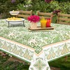 Yinhua Green Table Cloth Rectangle Table 60 X 84 Inch,