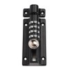 Combination Latch Lock 4 Digit Black Anti Theft Waterproof for