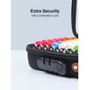 Luxtude Flash Drive Case with Combination Lock (112 Labels Included)